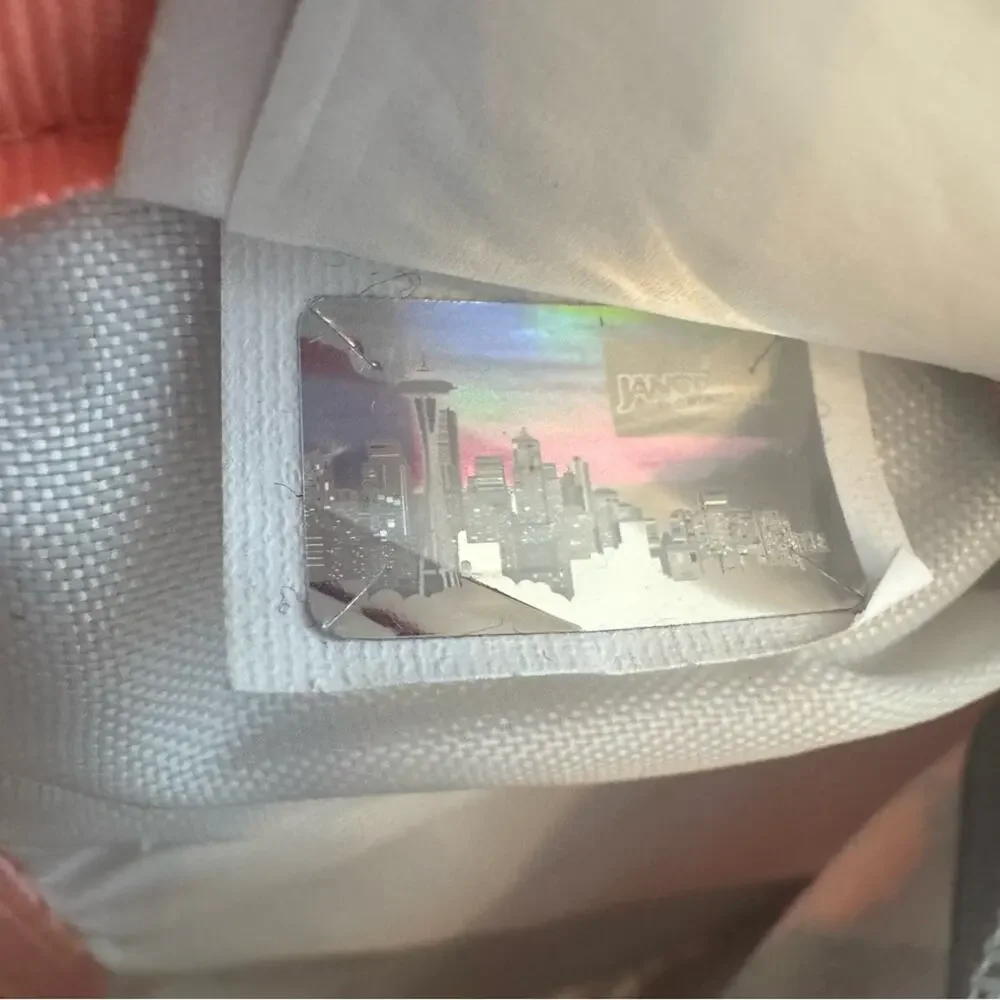 Jansport Backpack Plumeria Flowers Pink Gray Cherry Blossom School Travel Work - Picture 8 of 15